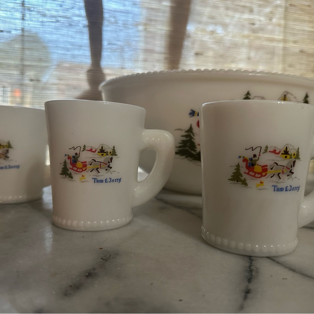 Tom & Jerry Holiday Bowl - McKee vintage - Picture 3 of 4